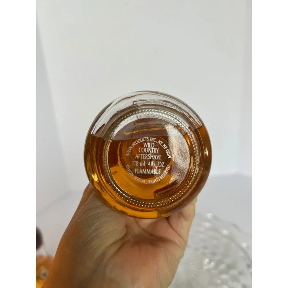 Vintage Avon Wild Country Aftershave Cologne Bottle‎ Collectible Decor 4 fl oz